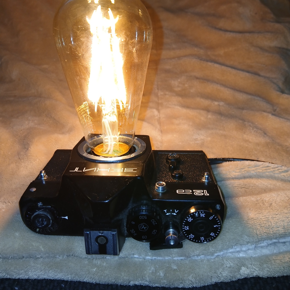 Vintage Camera Light Fixture